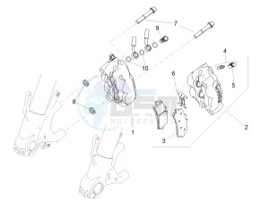 TUONO 1100 V4 FACTORY E4 SUPERPOLE ABS (NAFTA) drawing Front brake caliper