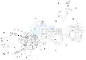 MP3 500 Sport Business ABS (NAFTA) drawing Head unit - Valve