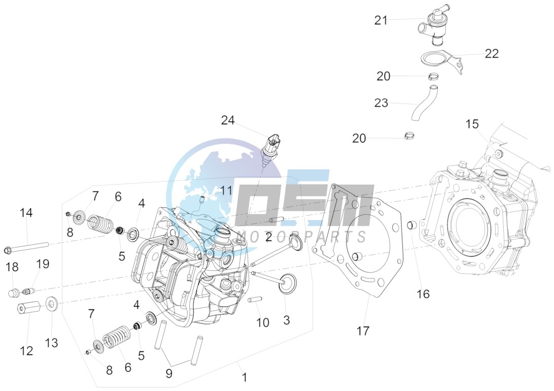 Head unit - Valve