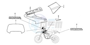 XR650R drawing STRIPE (XR650R3)