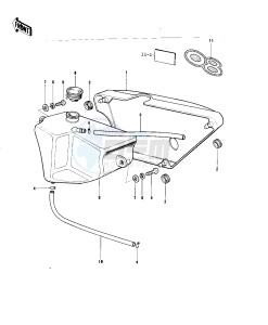 KD 80 A [KD80] (A1-A2) [KD80] drawing SIDE COVERS_OIL TANK