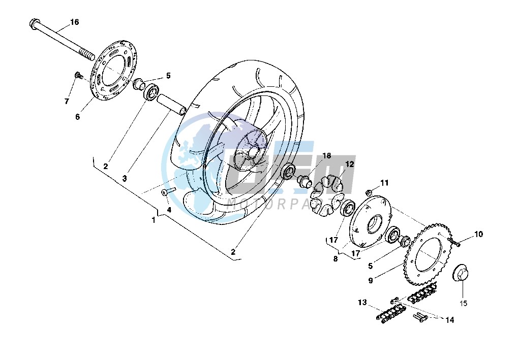 REAR WHEEL ALLOY