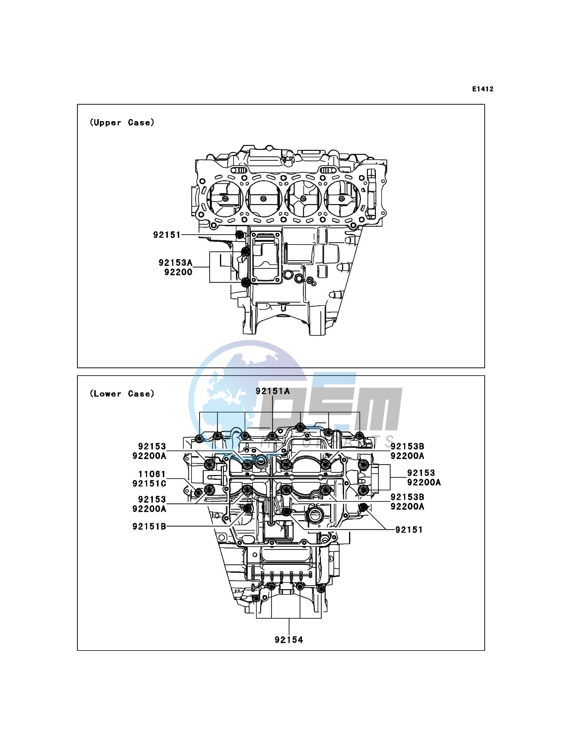 Crankcase Bolt Pattern