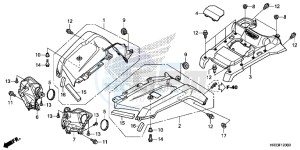 TRX420TM1E TRX420 Europe Direct - (ED) drawing FRONT FENDER