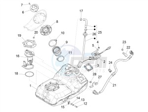 MEDLEY 125 4T IE ABS E4 2020 (APAC) drawing Fuel tank