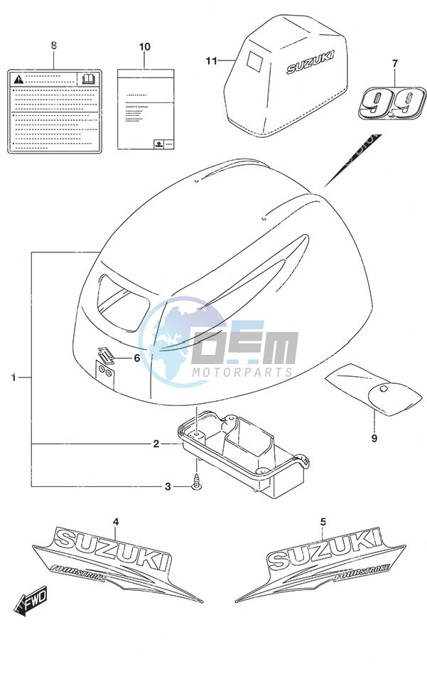 Engine Cover Non-Remote Control