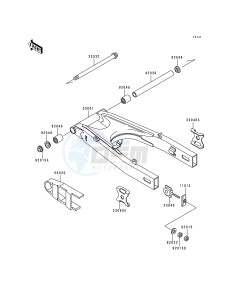 EX 500 D [NINJA 500] (D1-D5) [NINJA 500] drawing SWINGARM