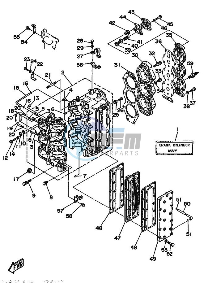 CYLINDER--CRANKCASE