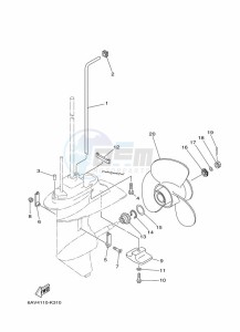 FT9-9LEL drawing LOWER-CASING-x-DRIVE-2