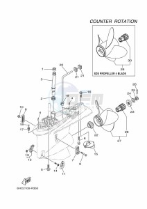 LF250XB-2018 drawing PROPELLER-HOUSING-AND-TRANSMISSION-4