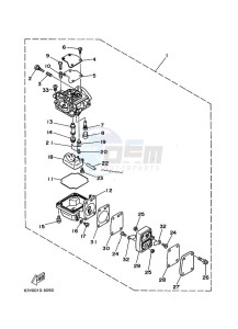 E15CMHS drawing CARBURETOR