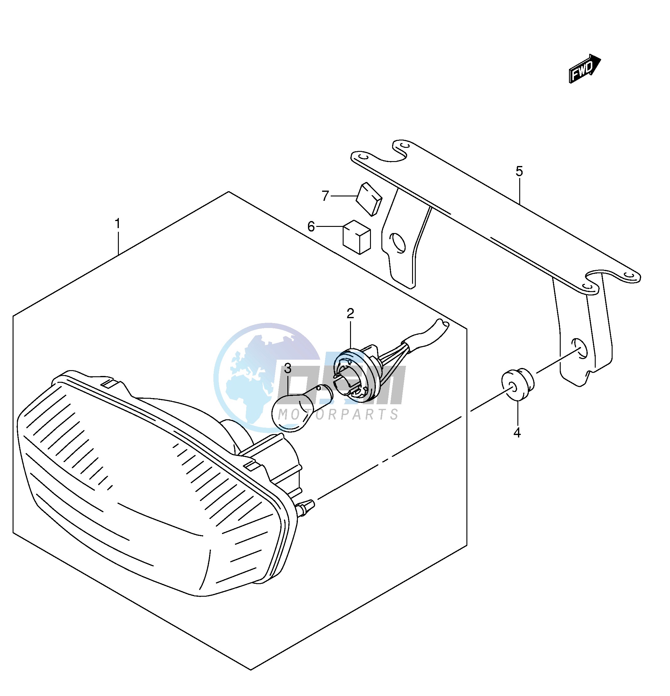 REAR COMBINATION (MODEL K3 E3,E33)