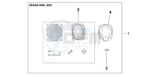 NT650V DEAUVILLE drawing SPEAKER KIT