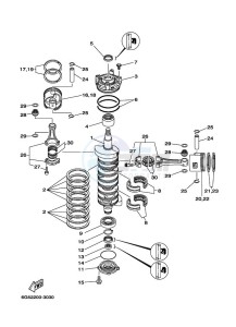 200AETX drawing CRANKSHAFT--PISTON