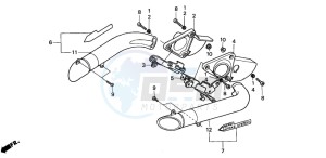 NSR125F drawing AIR DUCT (2)