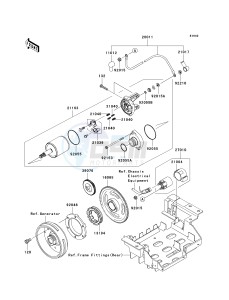 KRF 750 L [TERYX 750 FI 4X4 LE SPORT MONSTER ENERGY] (L9F-L9FA) L9F drawing STARTER MOTOR