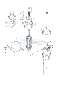 DF 25 drawing Starting Motor