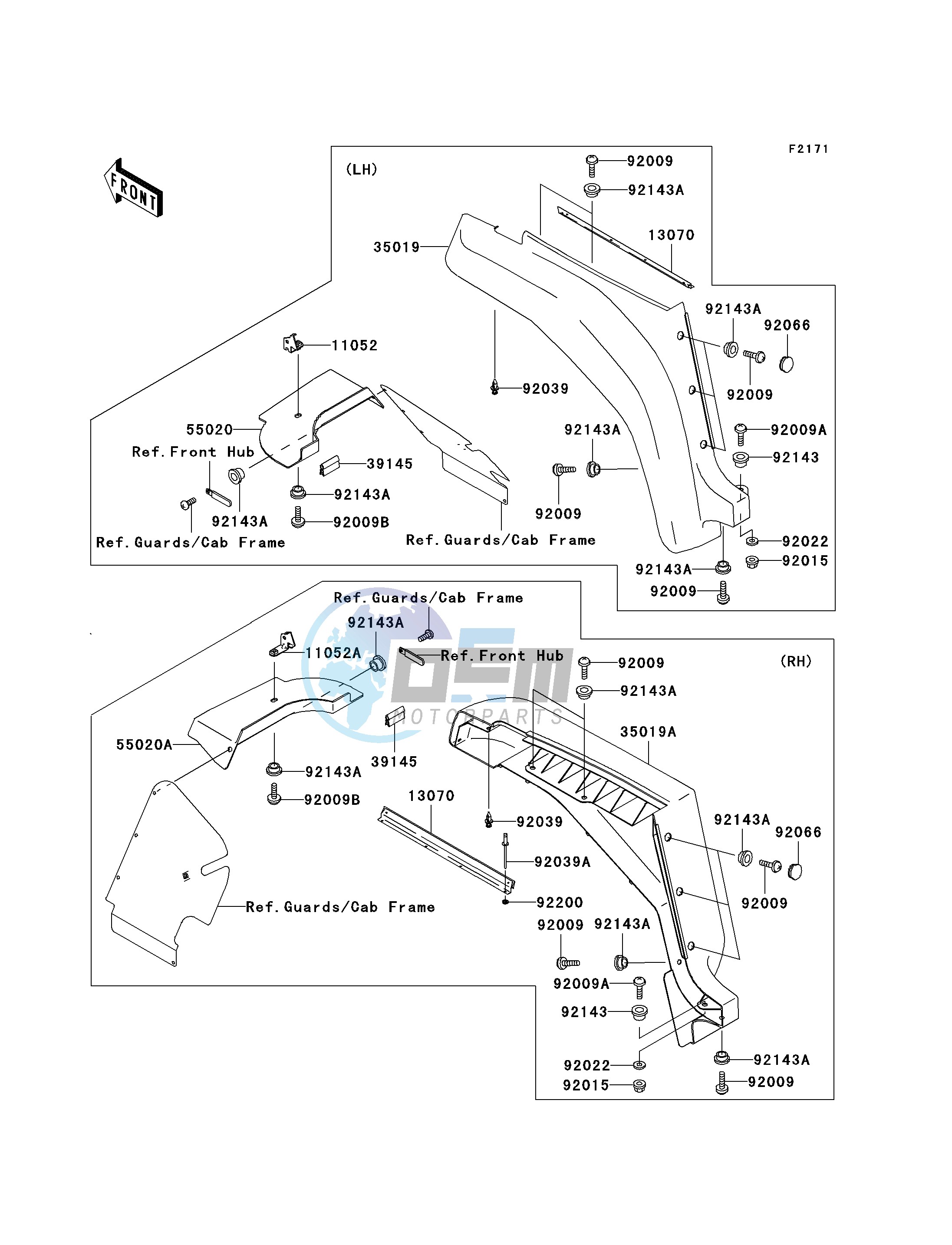 FRONT FENDER-- S- -