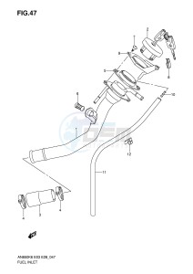 AN650 (E3-E28) Burgman drawing FUEL INLET