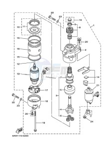 F350AETU drawing STARTER-MOTOR