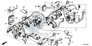 TRX420TM1F TRX420 Europe Direct - (ED) drawing WIRE HARNESS