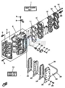 50D drawing CYLINDER--CRANKCASE