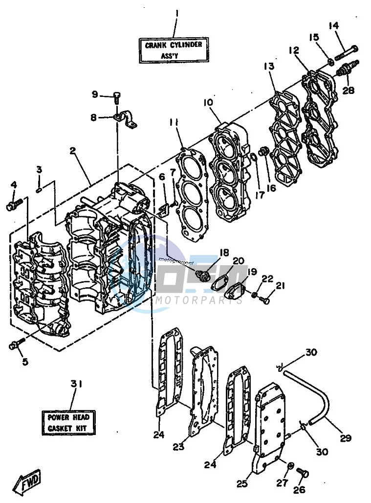 CYLINDER--CRANKCASE