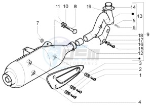 Runner 200 VXR 4t drawing Catalytic silencer