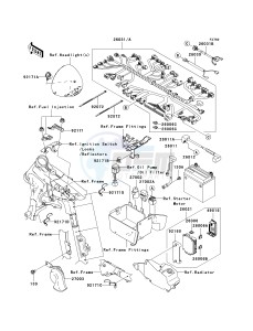 VN 1600 D [VULCAN 1600 NOMAD] (D6F-D8FA) D7F drawing CHASSIS ELECTRICAL EQUIPMENT