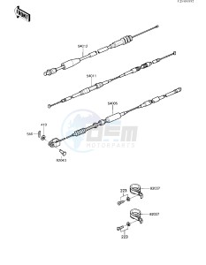 KXT 250 A [TECATE] (A1) [TECATE] drawing CABLES -- 84 A1- -