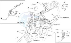 Leonardo 125-150 drawing Electrical system II