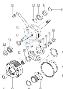 FLEXER_EX_L0-L2 50 L0-L2 drawing Crankshaft-clutch