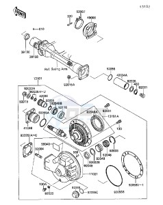 ZG 1000 A [CONCOURS] (A4-A6 A4 ONLY CAN) [CONCOURS] drawing DRIVE SHAFT_FINAL GEAR