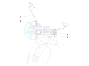 S 125 4T 3V IGET NOABS E3 (APAC) drawing Driving mirror/s