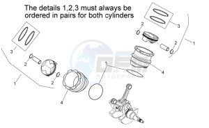 RXV 450-550 Street Legal drawing Cylinder with piston