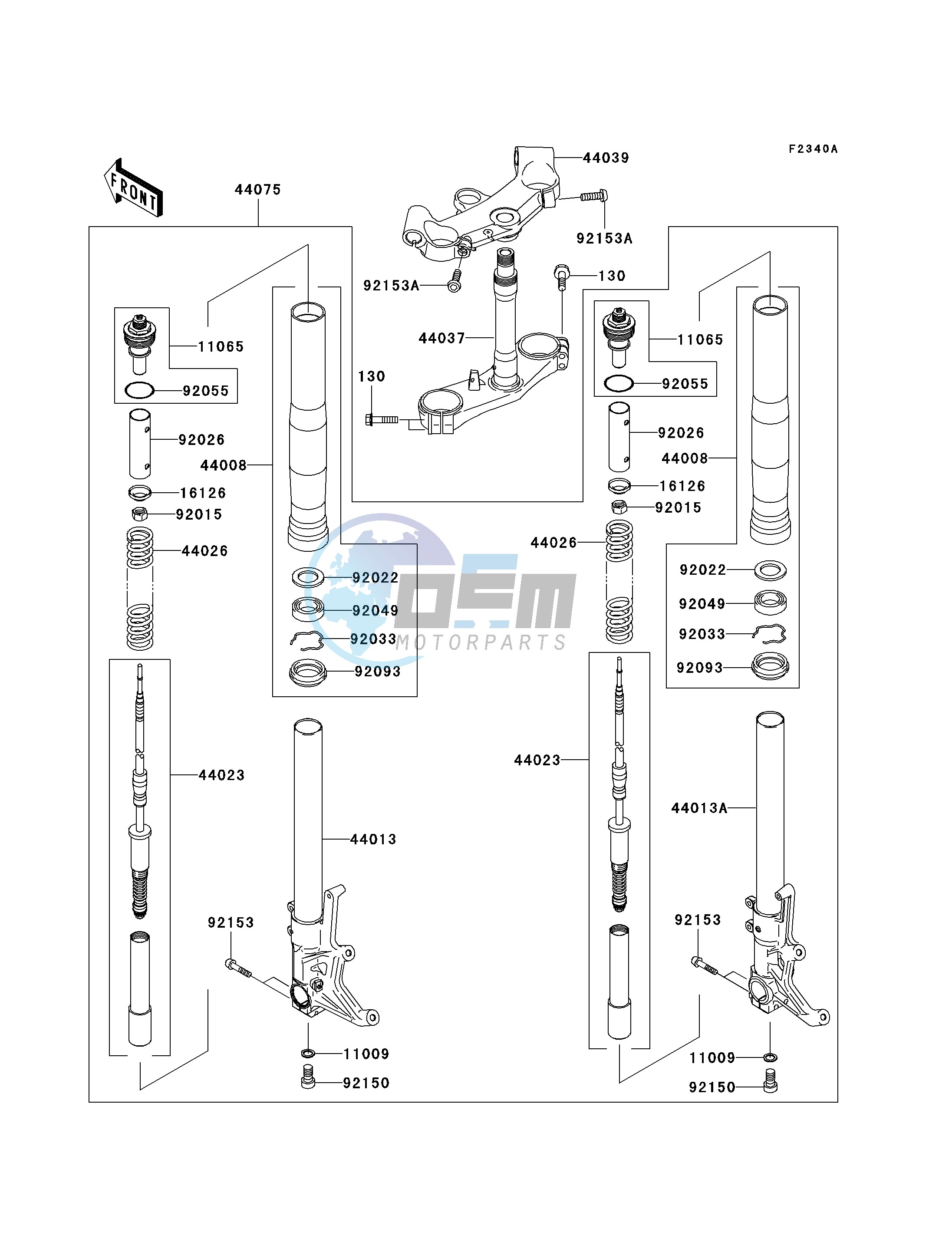 FRONT FORK-- B3_B4- -