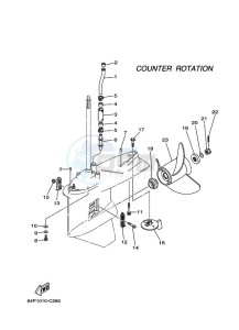 FL150BETX drawing PROPELLER-HOUSING-AND-TRANSMISSION-4