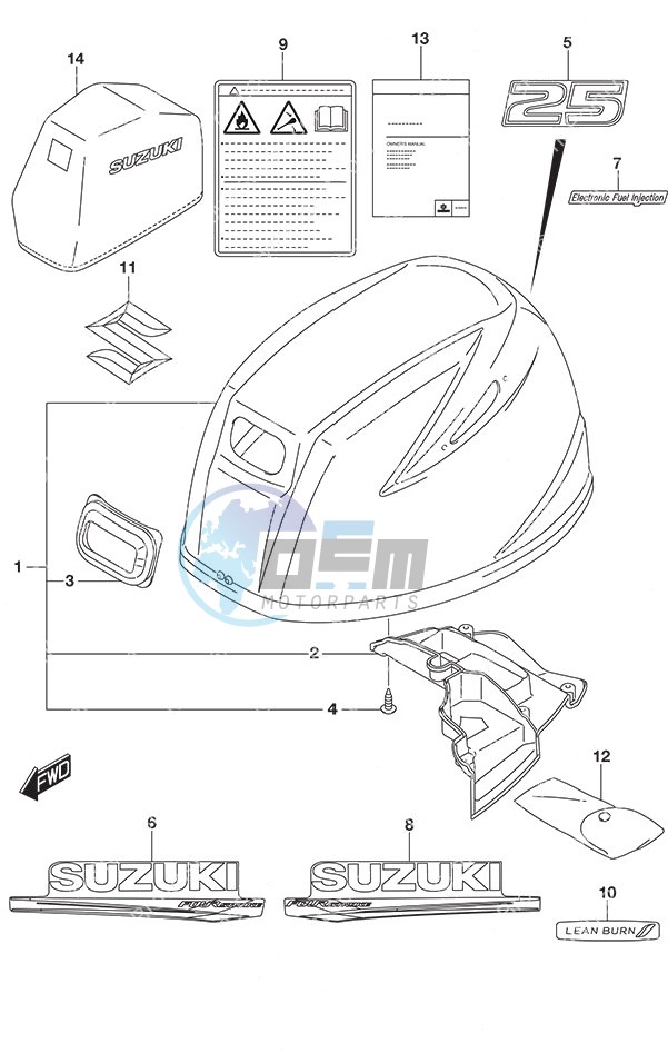 Engine Cover Non-Remote Control