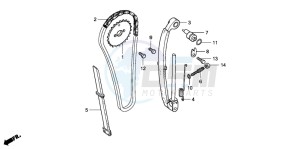 CRF80F 100 drawing CAM CHAIN