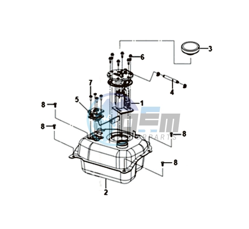 FUEL TANK -  FUEL GAUGE