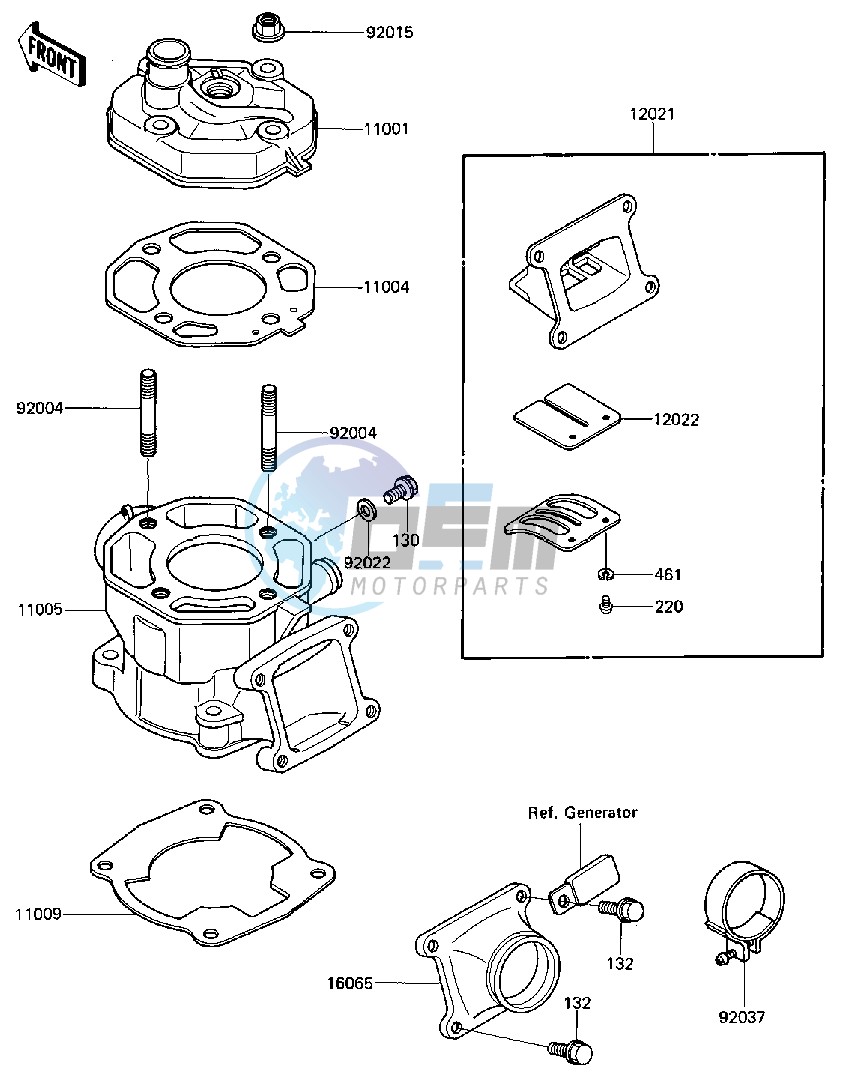 CYLINDER HEAD_CYLINDER_REED VALVE