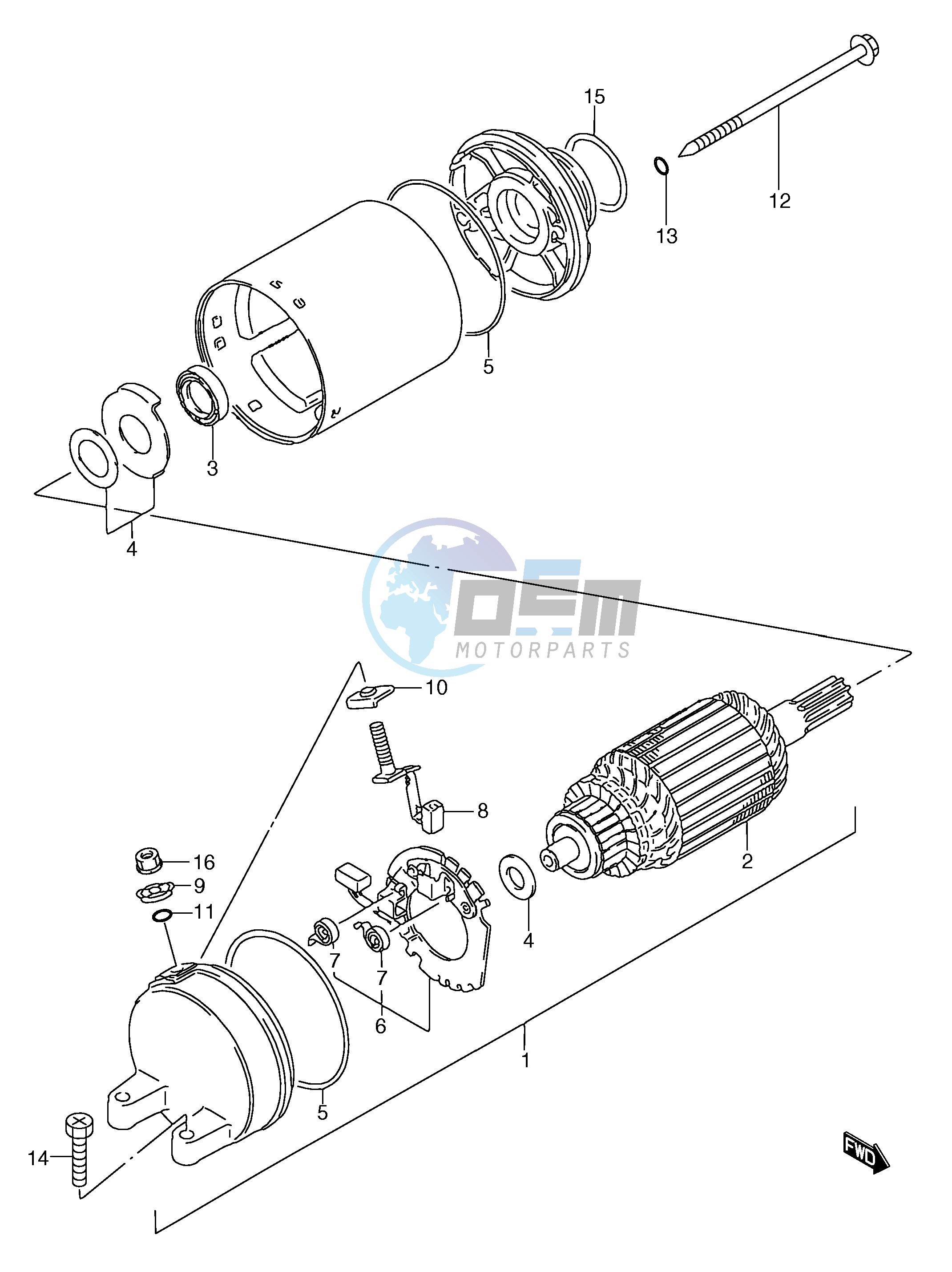 STARTING MOTOR