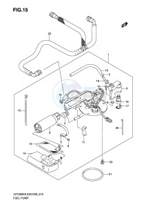 VZ1500 (E3-E28) drawing FUEL PUMP