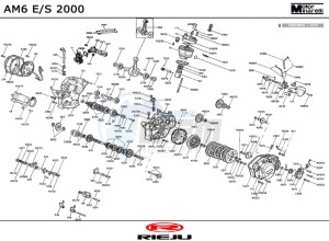 RS1-50-RACING-BLUE drawing ENGINE  AM6 E/S 2000