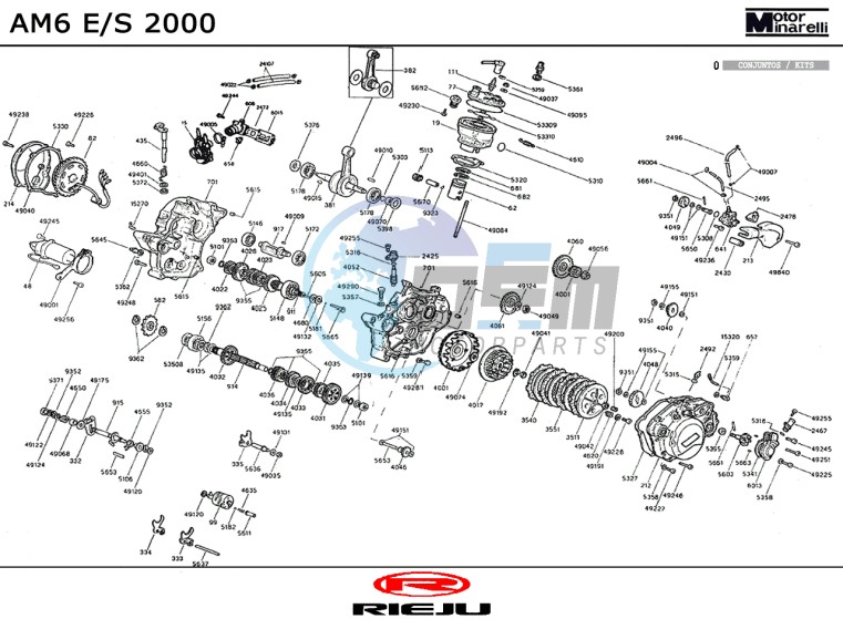 ENGINE  AM6 E/S 2000