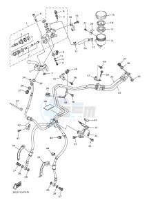 YZF-R1M 998 R6 (2KSL) drawing FRONT MASTER CYLINDER