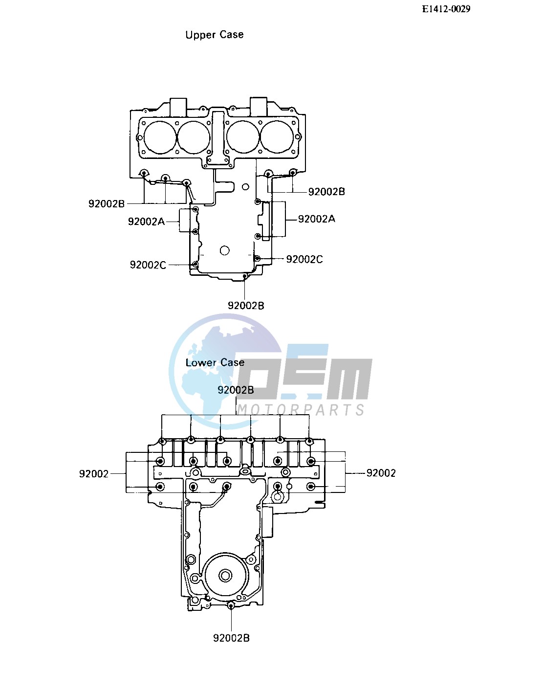 CRANKCASE BOLT PATTERN