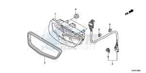 TRX420TMD TRX420 Europe Direct - (ED) drawing TAILLIGHT