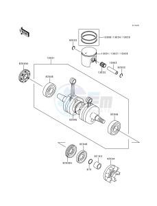 JH 750 G [XI SPORT] (G1-G2) [XI SPORT] drawing CRANKSHAFT_PISTON-- S- -