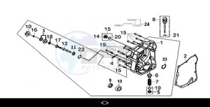 JOYRIDE 300 16 (LJ30W2-EU) (M2) drawing R. CASE COVER COMP